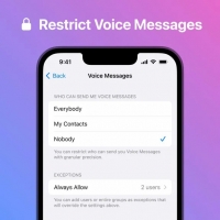 В Telegram теперь можно блокировать голосовые сообщения