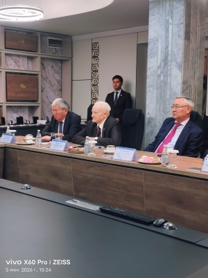 Қазақстан Республикасы Президентінің жанындағы Ұлттық ғылым академиясының 80 жылдығына арналған кеңеске қатысу