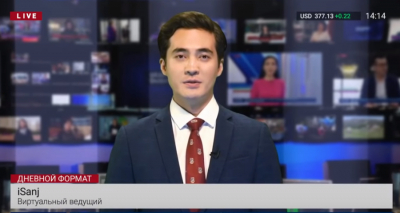 Виртуальный ведущий впервые вышел в эфир казахстанского телеканала